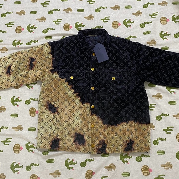 LV Black and Brown Cotton Jacket - Picture 1 of 10